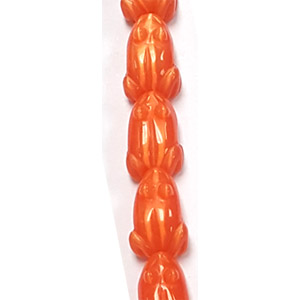 CAT'S EYE FROG 15X20MM ORANGE